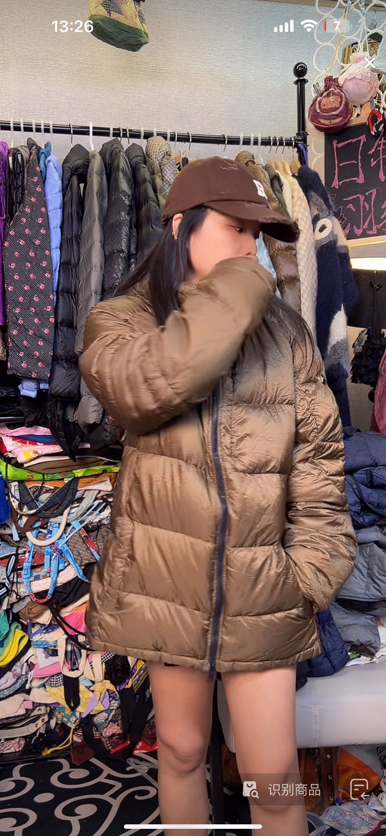 直播链接 厚款常规款连帽女长袖拉链中长款宽松女装休闲2