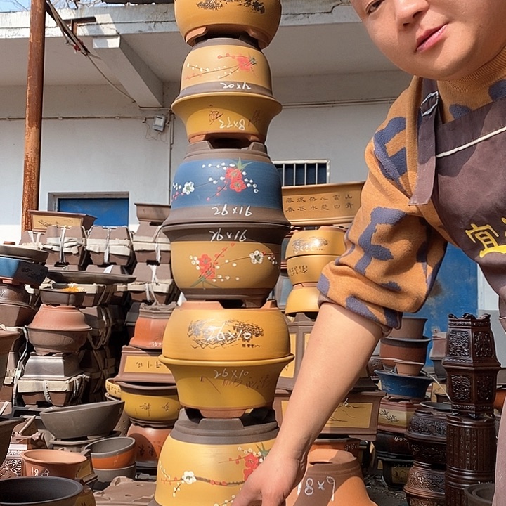 紫砂花盆紫砂工艺厂