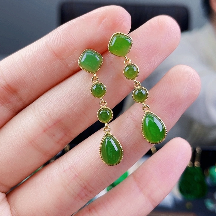 和田玉珠宝奇石银S925镶嵌