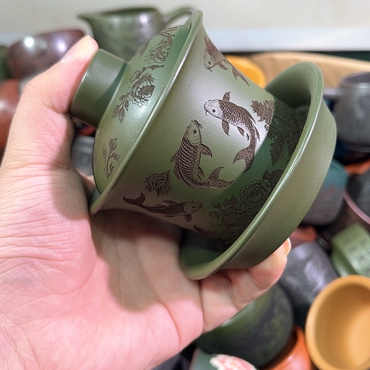 茶杯紫砂全手工紫砂主人杯