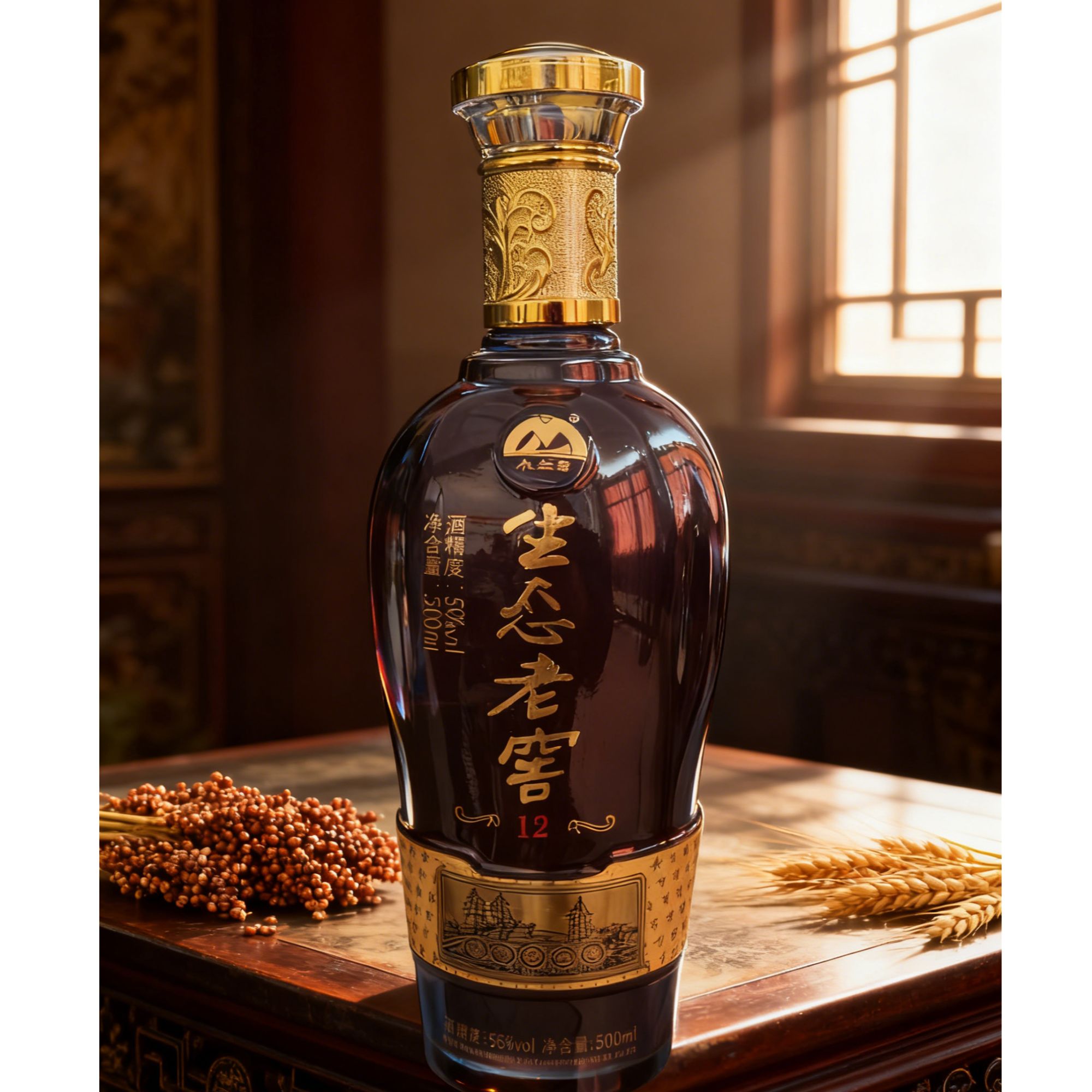 木兰府生态老窖50度500ml浓香型白酒（一瓶装）50度500