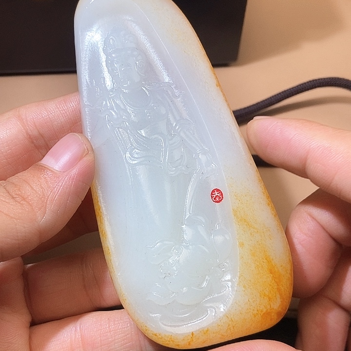 和田玉未镶嵌颈饰HX