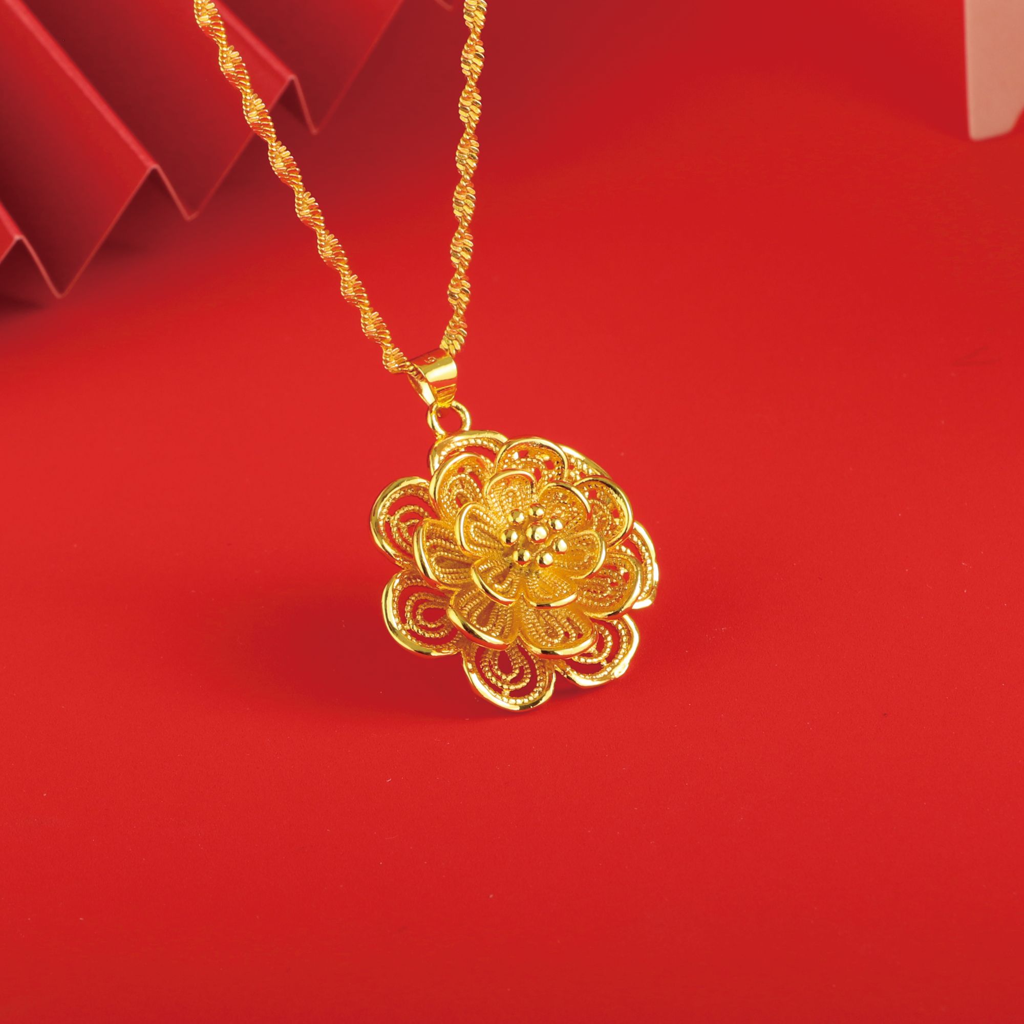 【专属活动】CSDZ002气质百搭花开富贵吊坠