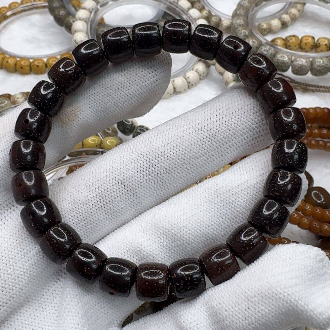 星月菩提吊坠98黑金直切