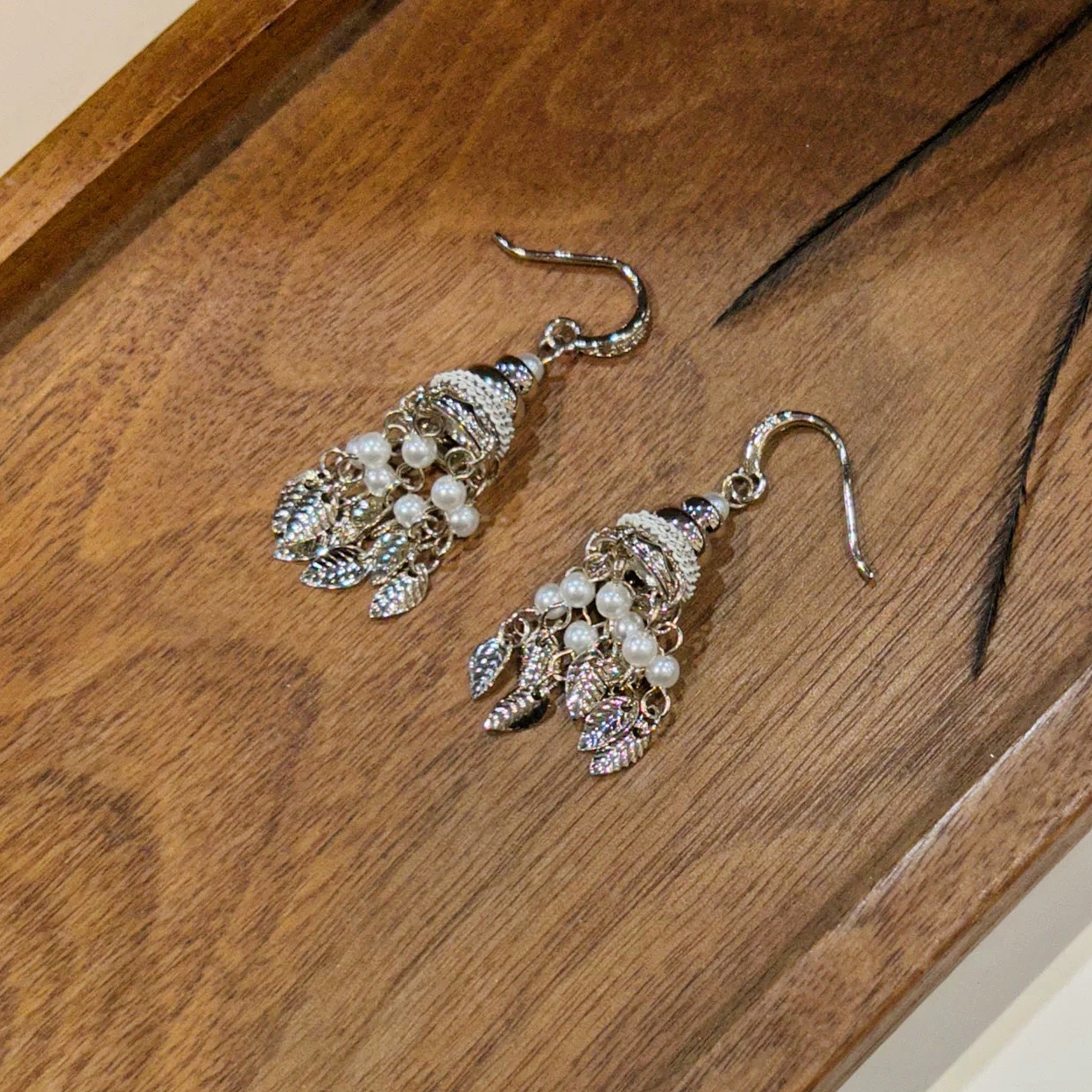 铜合金耳饰 A416法式复古时尚轻奢优雅高级时尚百搭耳环