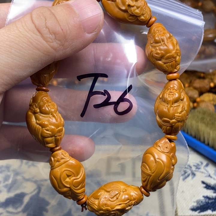 橄榄核手串/手链橄榄核雕工艺手串