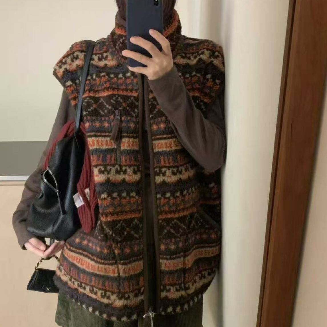 秋冬韩系宽松气质外套【拍下备注号码】