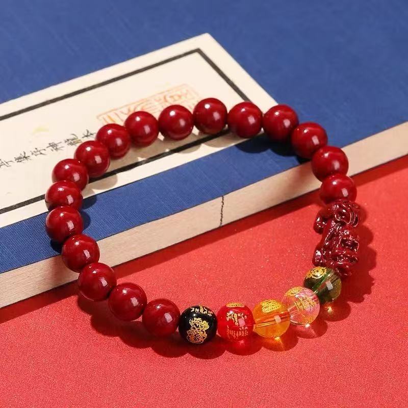 天然辰砂E029精品手串无礼盒