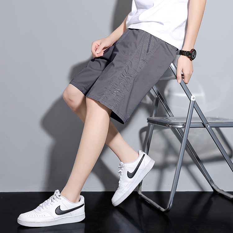 夏季微弹通用青年透气薄款短裤百搭外穿速干裤子潮流休闲裤