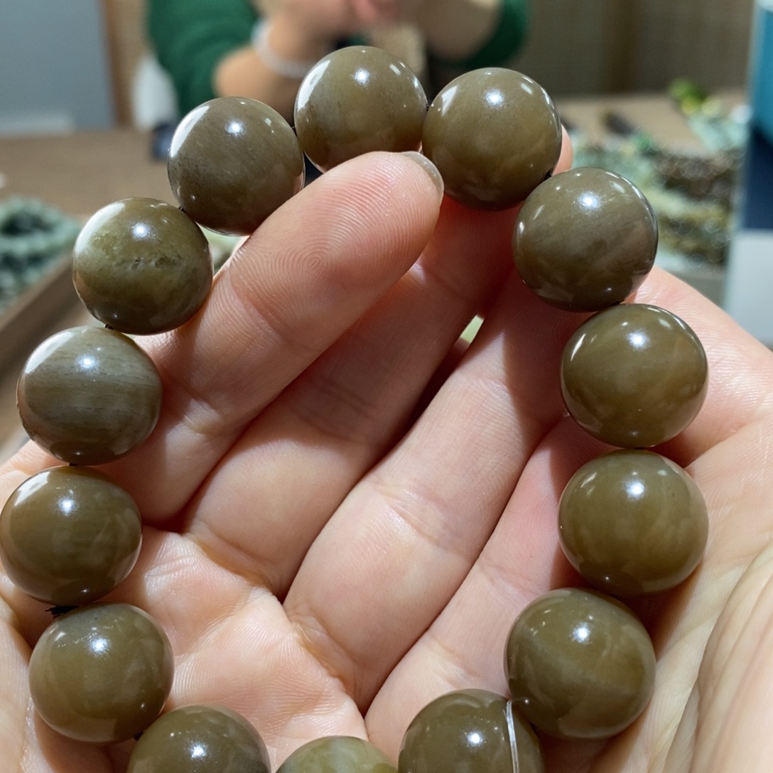 和田玉未镶嵌手链316