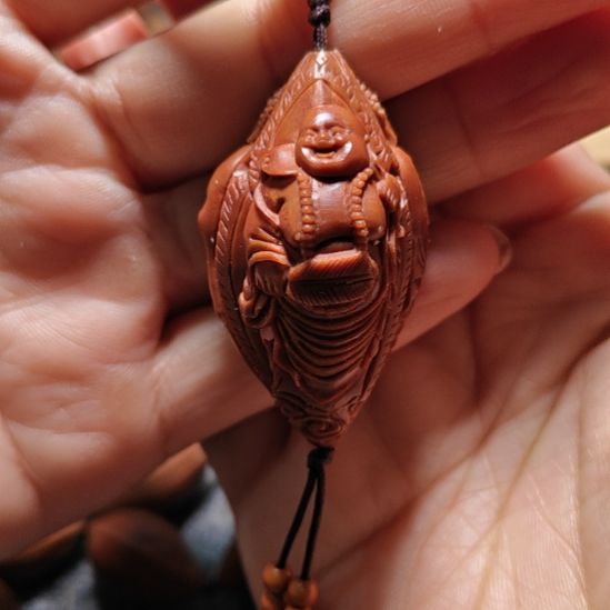 橄榄核手串/手链手把件三面佛