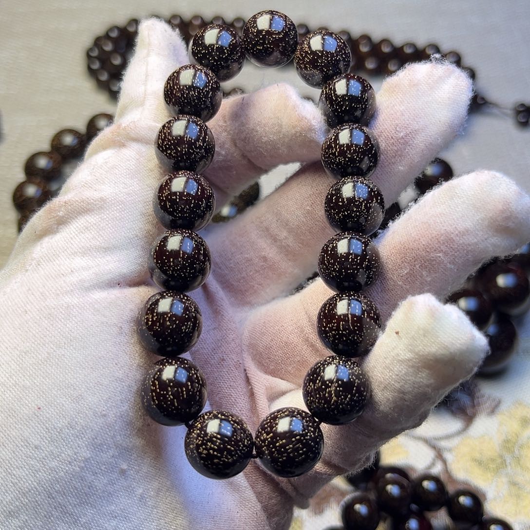 檀香紫檀（小叶紫檀）1.2 17颗爆星