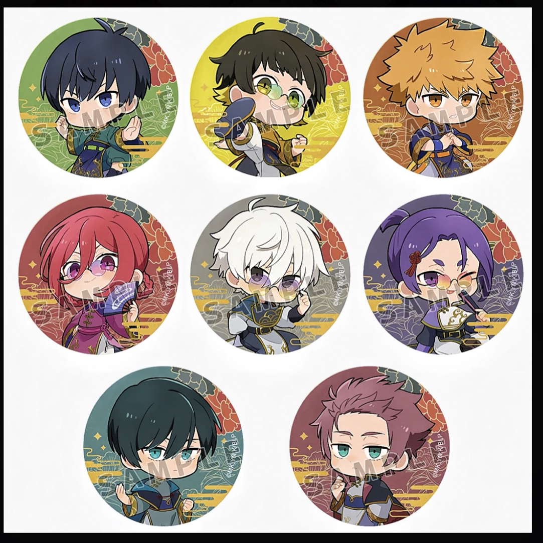 【日谷潮玩】蓝色监狱—中华风功夫Q吧唧