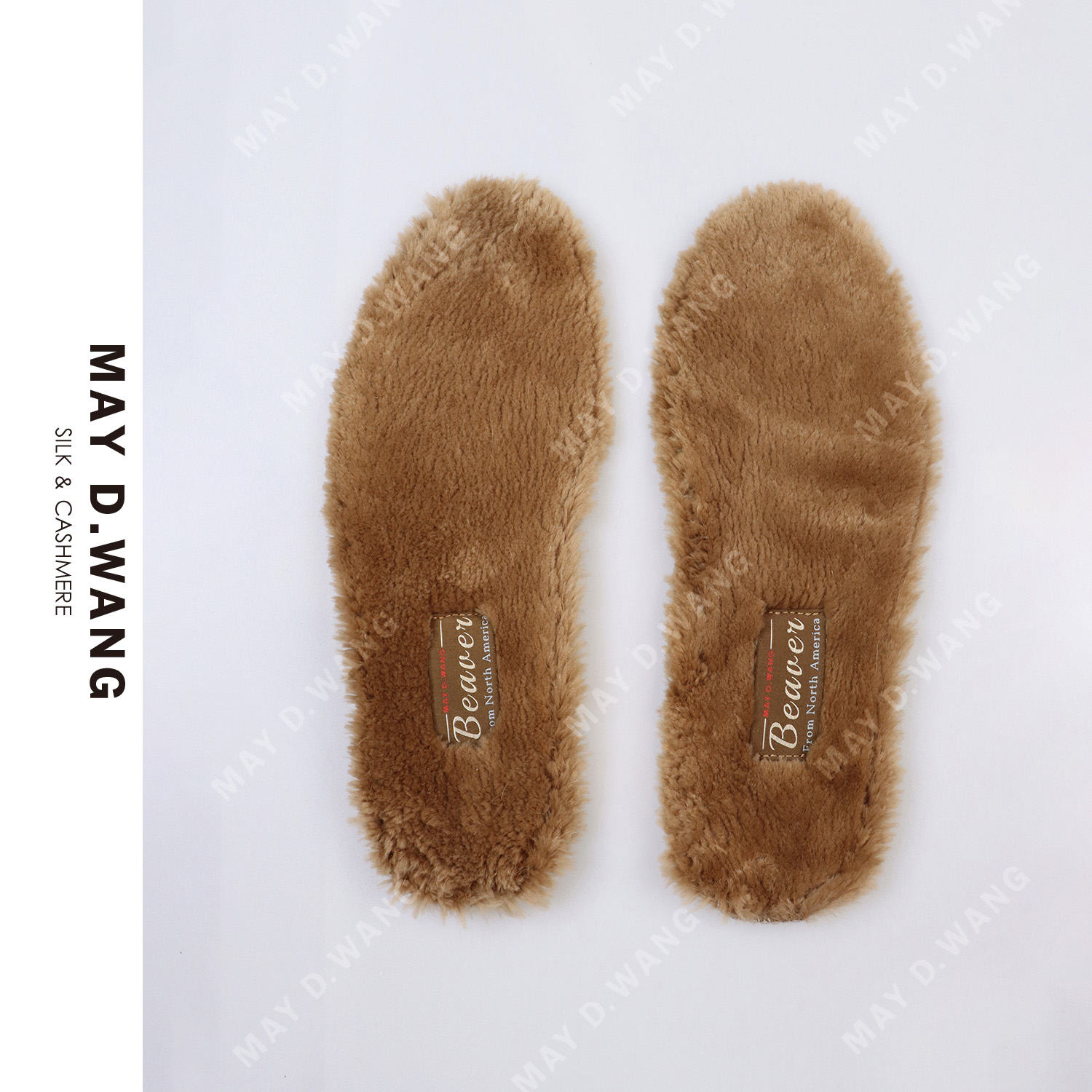 王之造【老徐专属】便携款皮毛一体加绒鞋垫 F7F8006