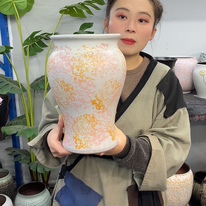 18×30 -粗陶花盆有孔-买买买