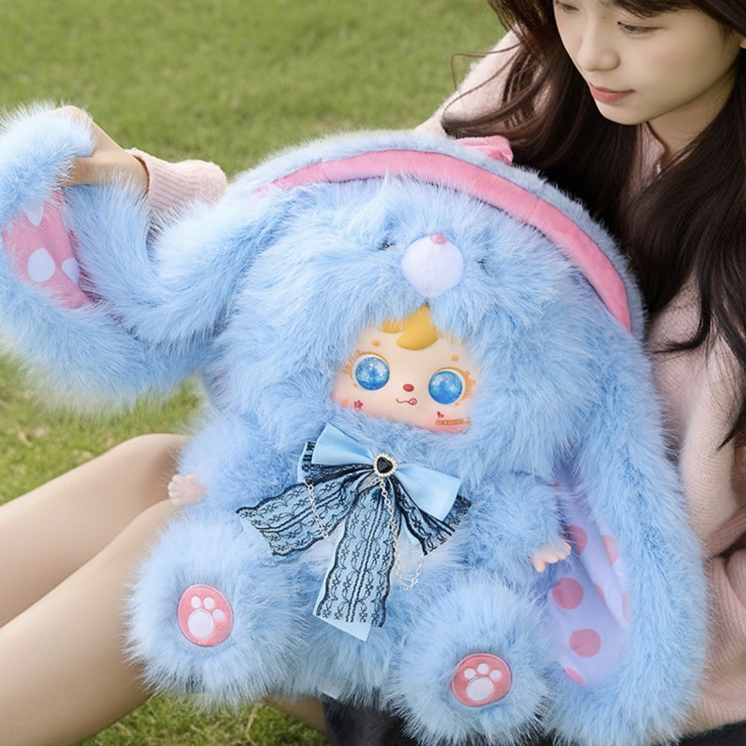 【欧中星星➕拆一只】正版三小毛绒耳仙踪800体毛绒潮玩可爱公仔礼物