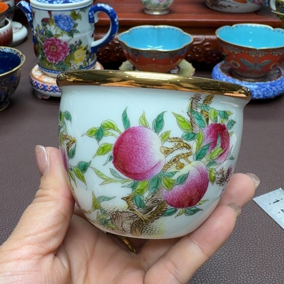 瓷片景德镇仿古手工制作精品展示