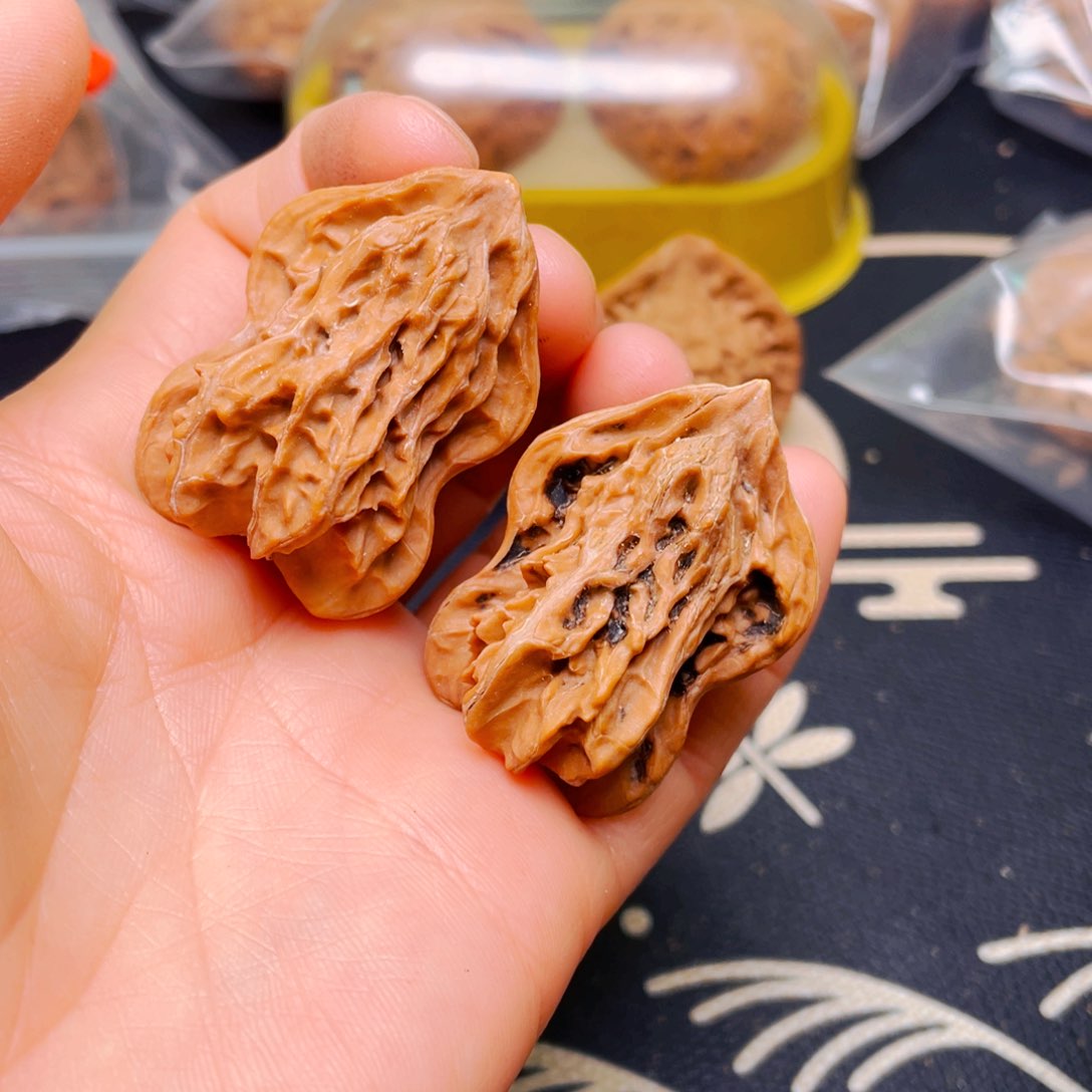 吊坠文玩核桃小鸟一对