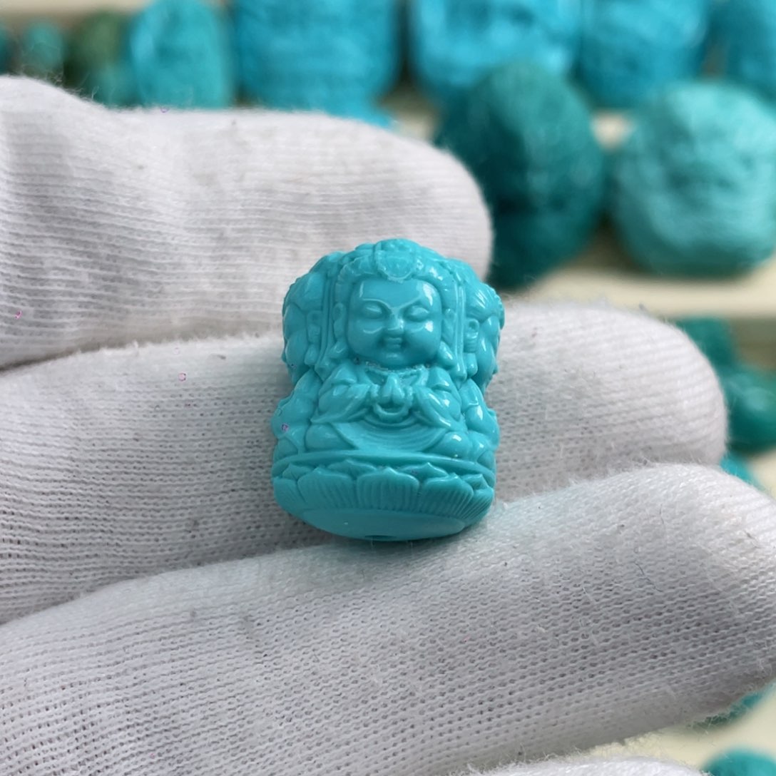 绿松石颈饰未镶嵌卡15.5-20.5-13.5