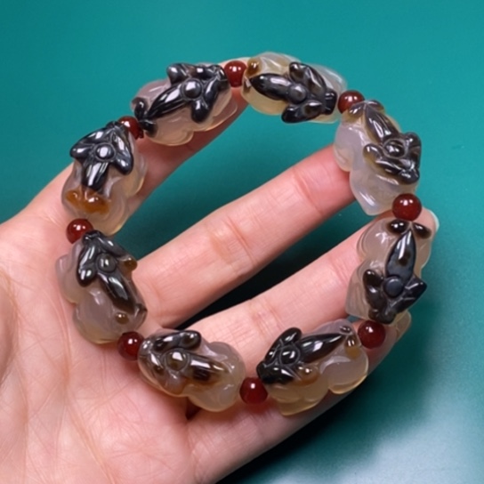 玛瑙/玉髓未镶嵌手链