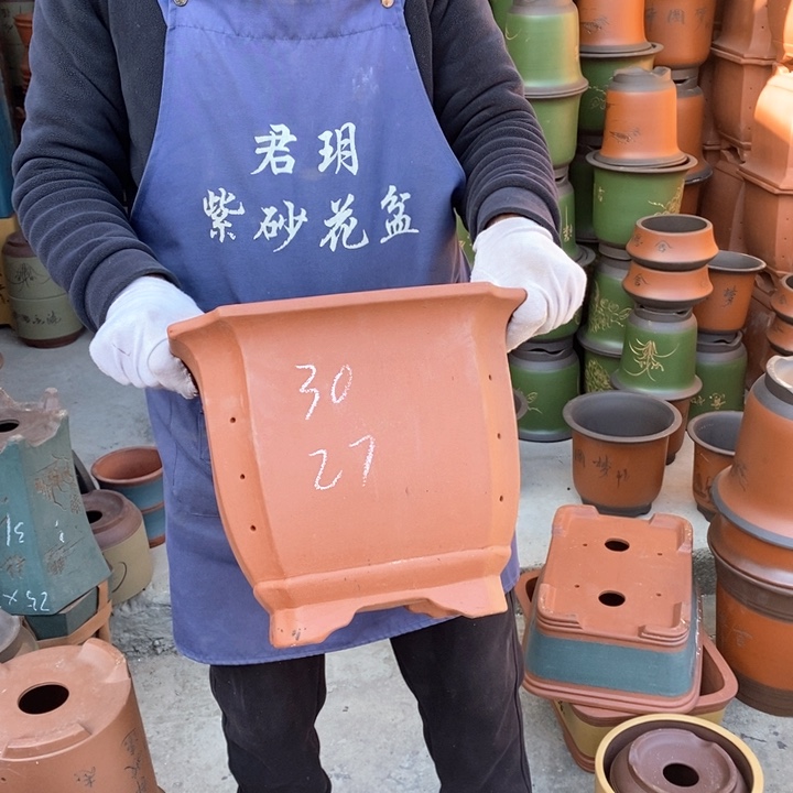 紫砂花盆紫砂花盆