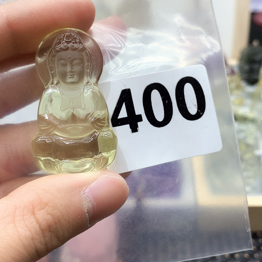 水晶颈饰未镶嵌挂件