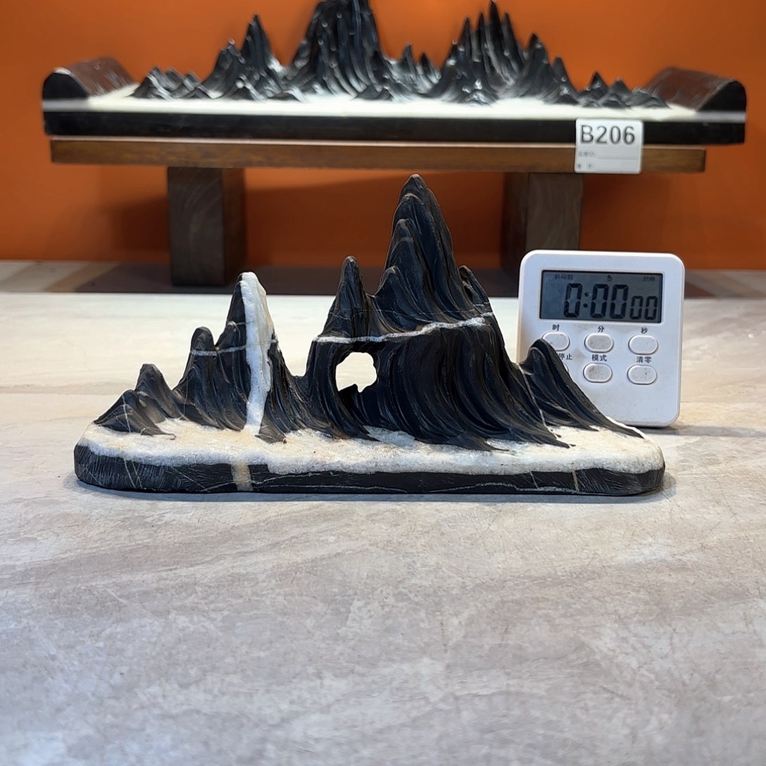 摆件扬灵璧石奇石摆件 