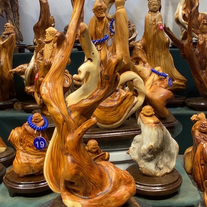 柏木（崖柏）栟****》崖柏陈化料摆件