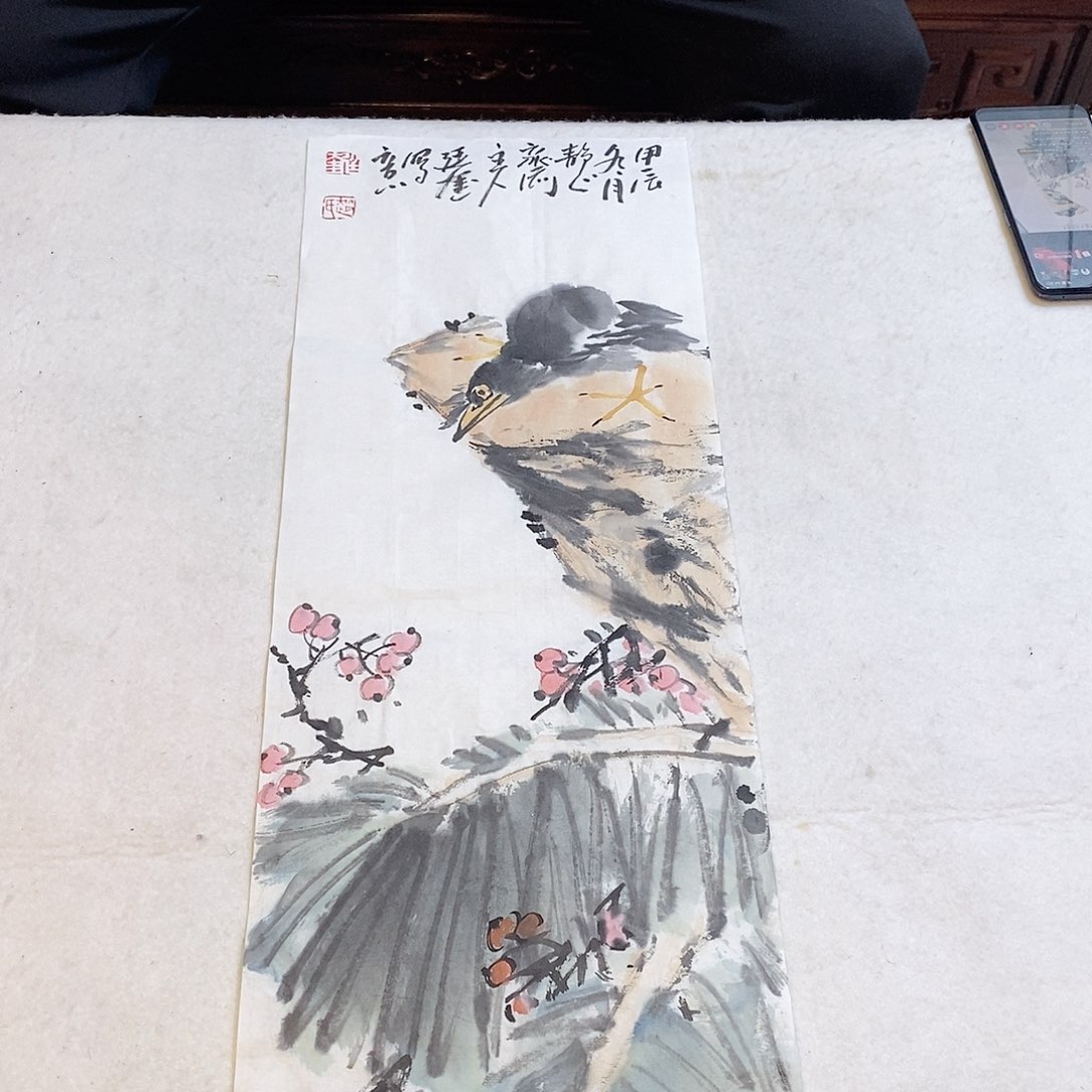 国画赵廷奎手绘写意画