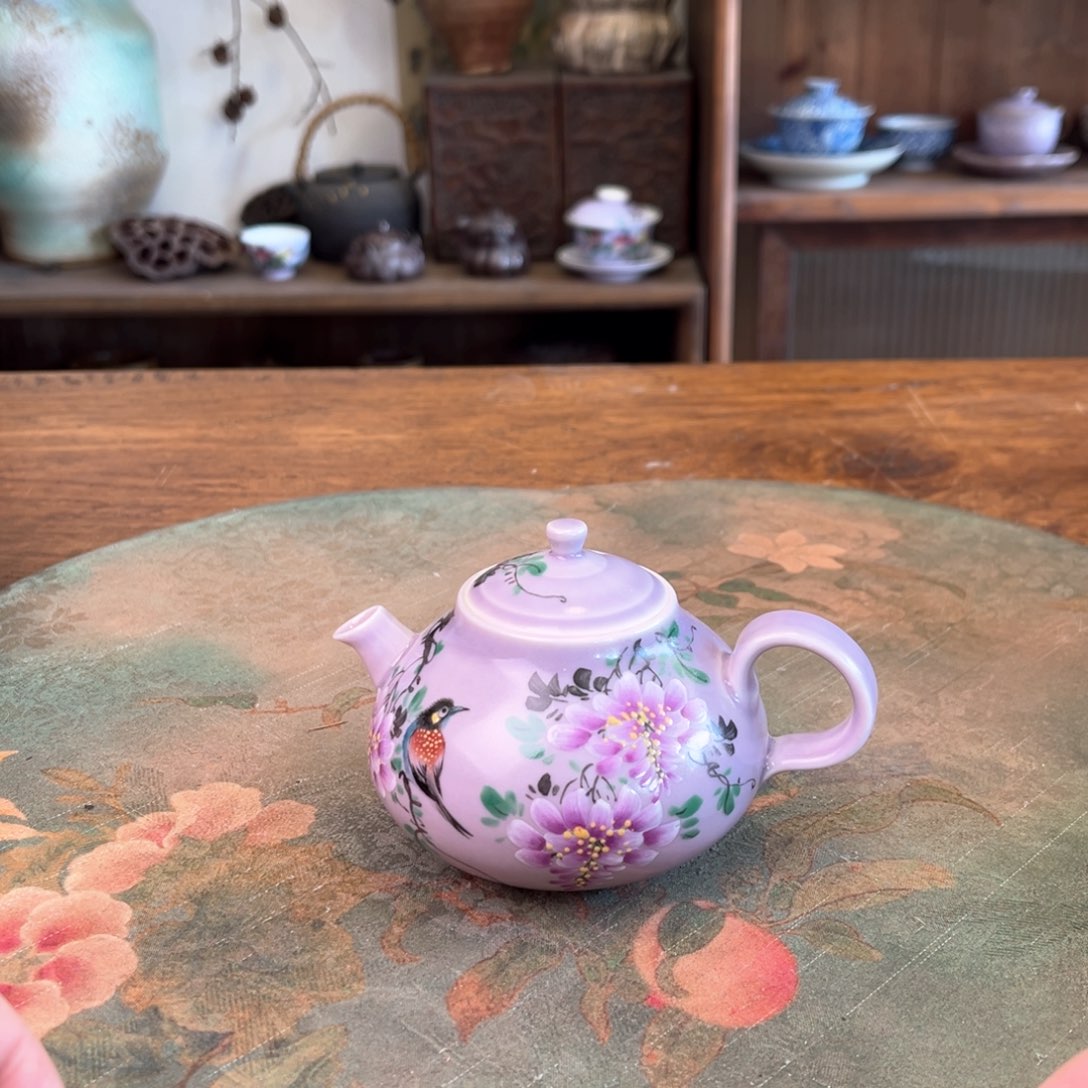 杯柴烧手工手绘陶瓷