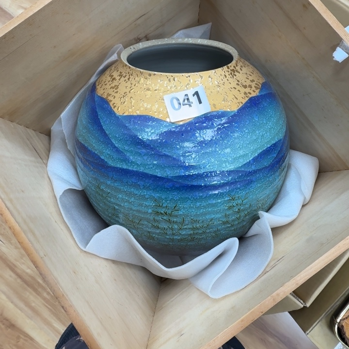 瓷片工艺品摆件瓷器摆件正能量