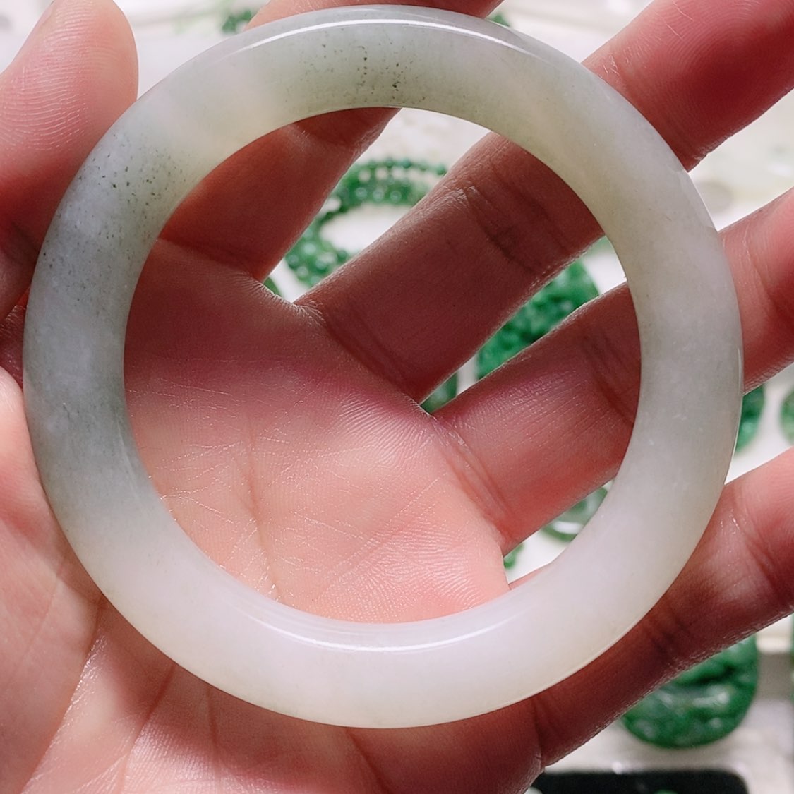 【闪购商品】独山玉镯子未镶嵌张****常