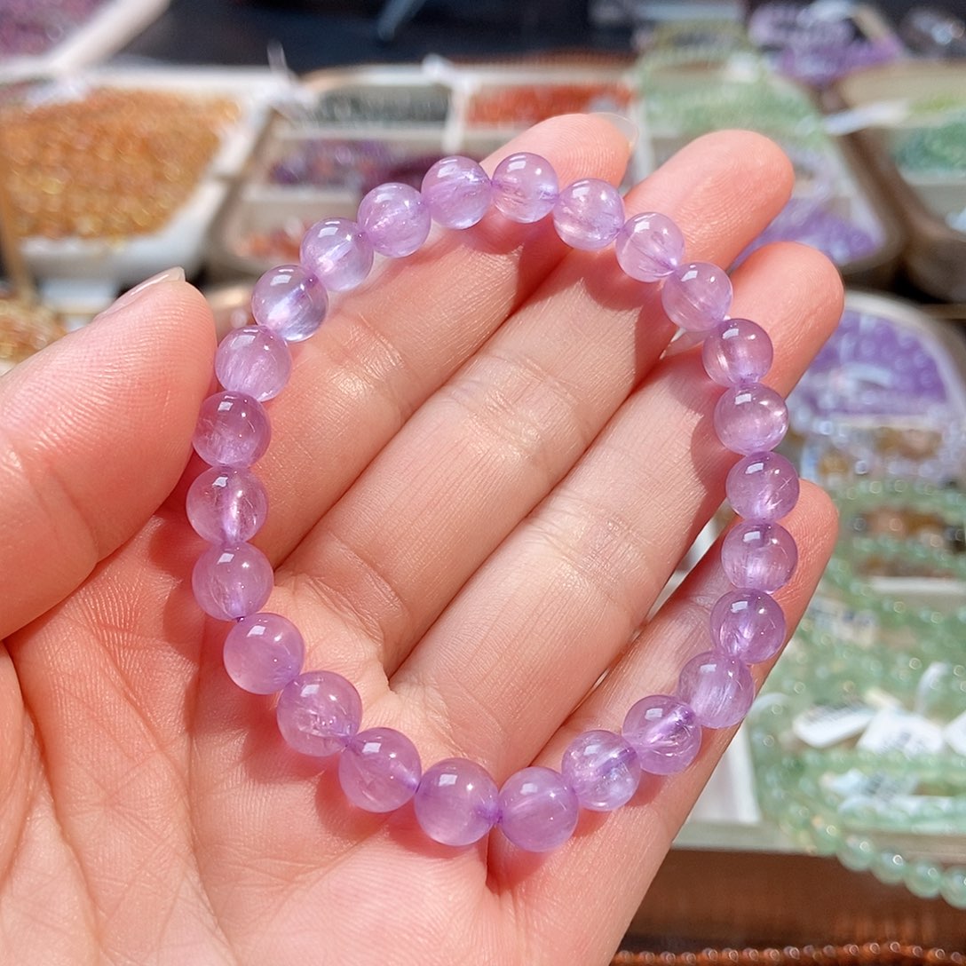 ****未镶嵌锂辉石手串手串7.8