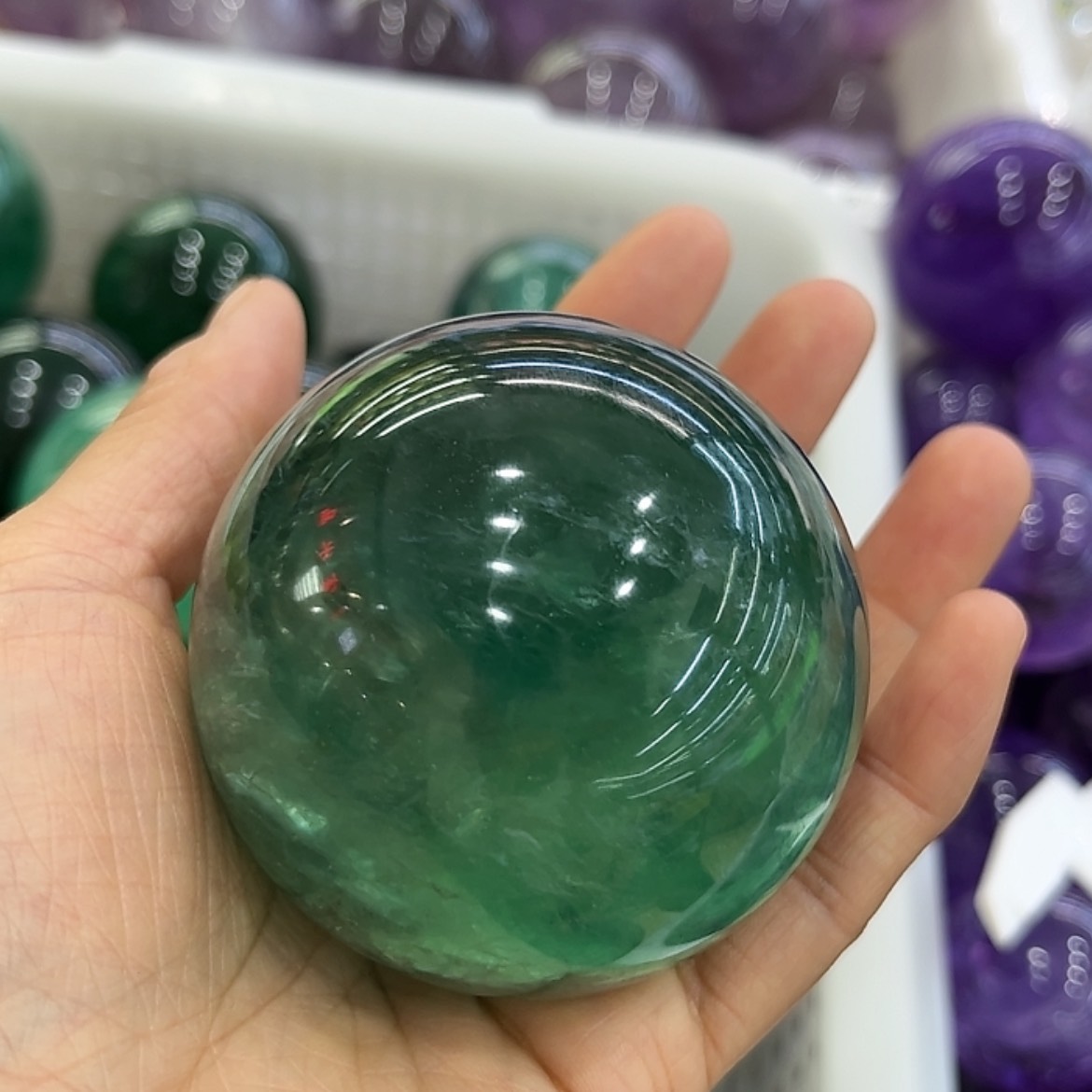 【闪购商品】萤石摆件球未镶嵌