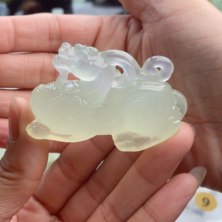 岫玉未镶嵌四大名玉手把件