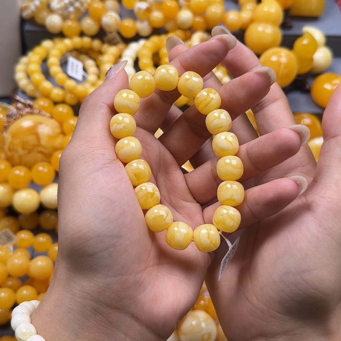 未镶嵌蜜蜡珠宝奇石同料13mm