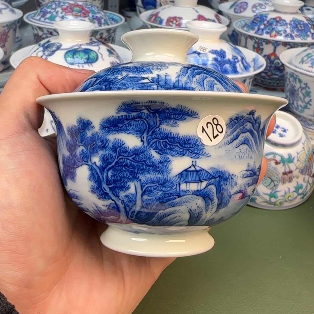 彦祖纯手工手绘茶具128