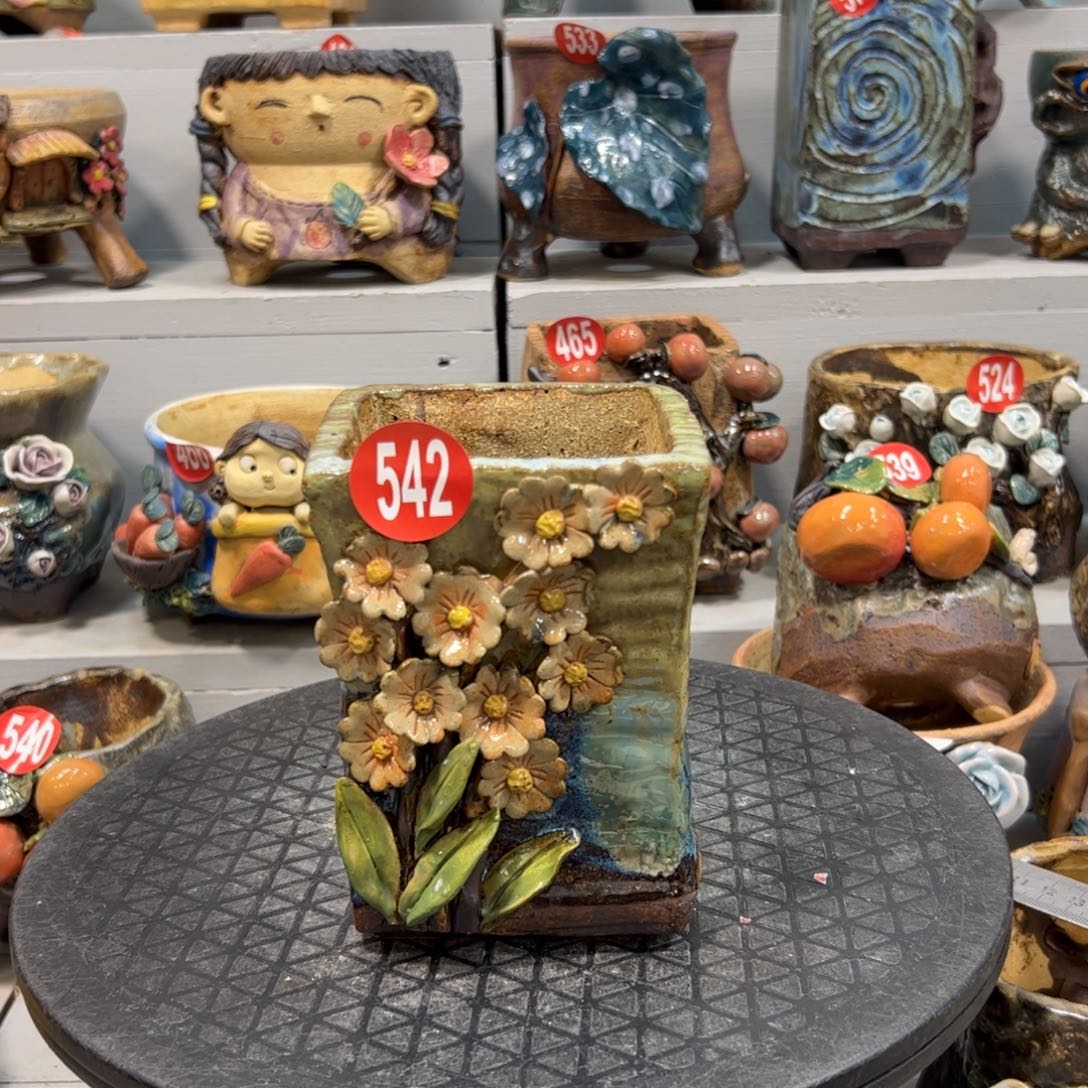 542 号陶然花器手工花盆