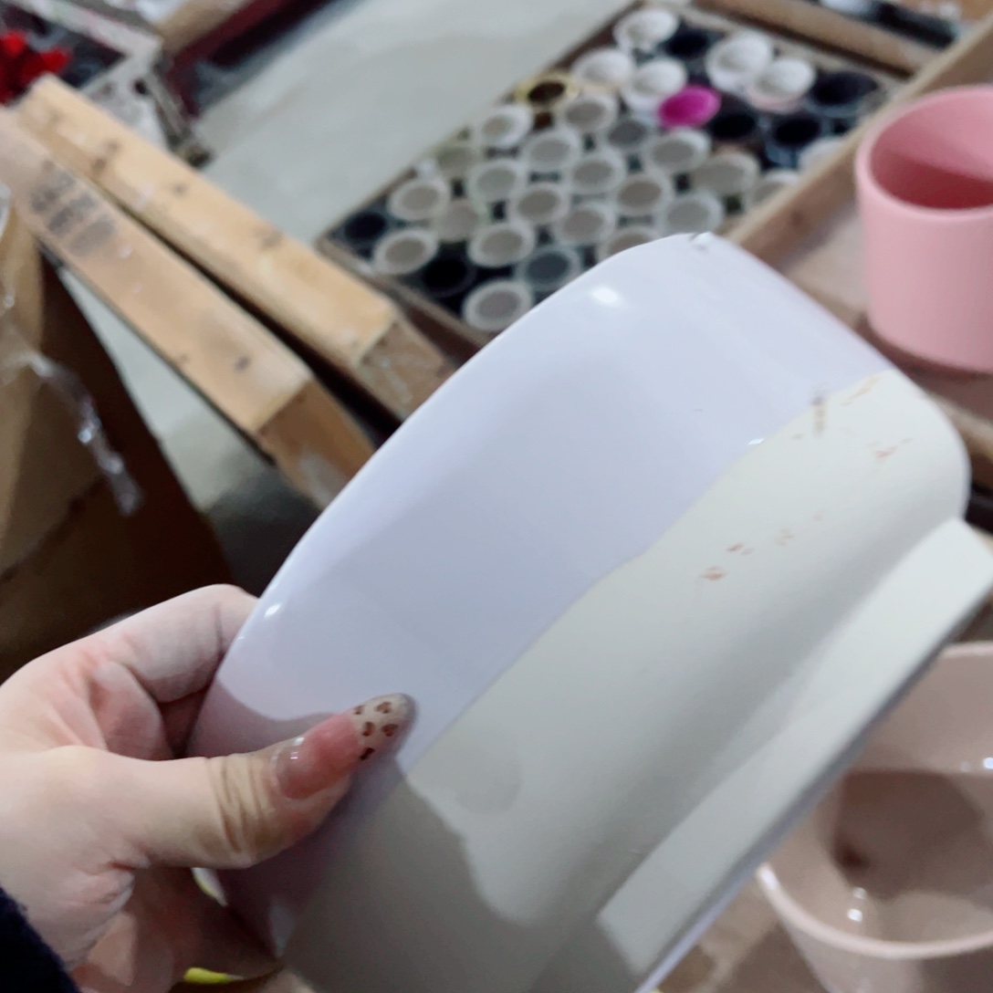 有孔，陶瓷花盆满10米包邮发货