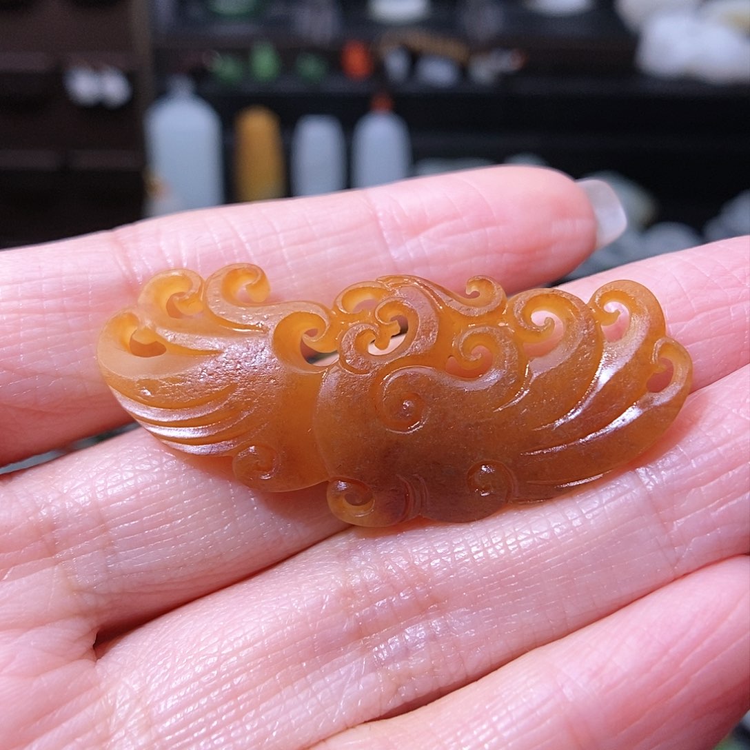 和田玉挂件未镶嵌沐*