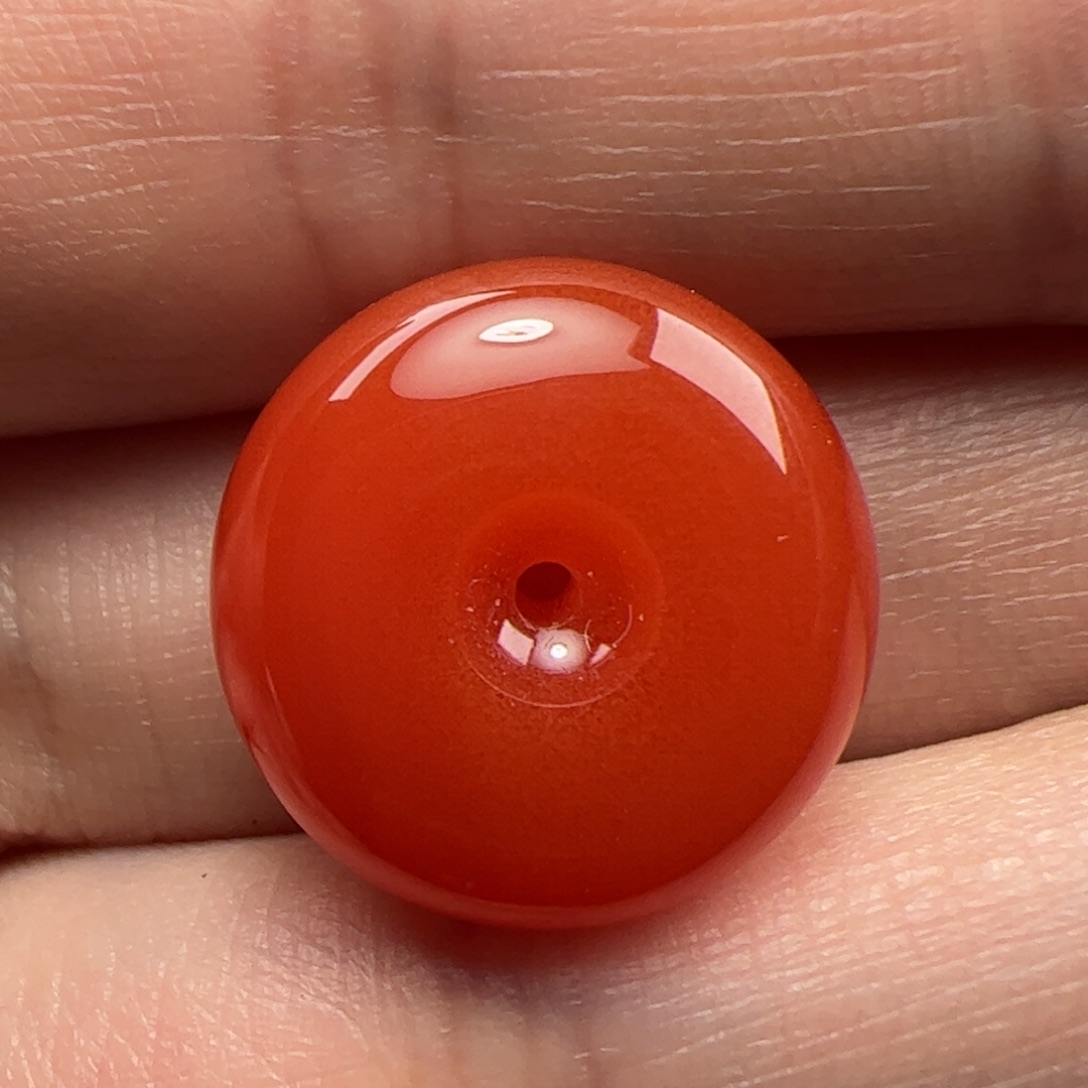 南红玛瑙原矿南红17mm未镶嵌