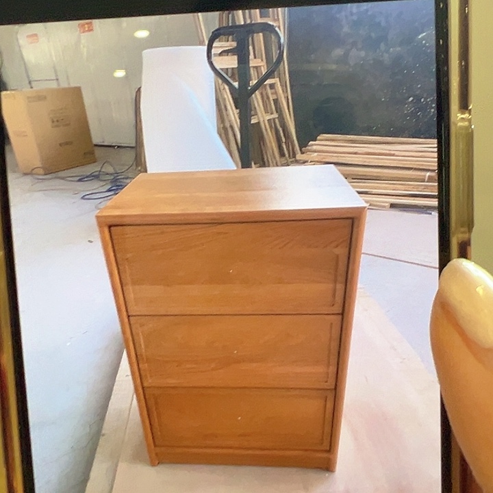 北美材特价全樱桃木三斗柜不退不换