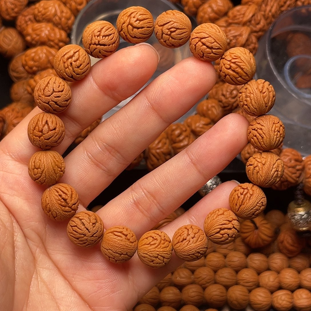 桃核手串绣球手串1.2