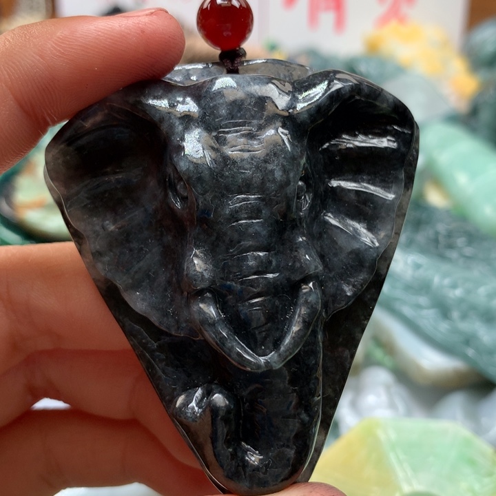 翡翠颈饰未镶嵌保真天然A货翡翠