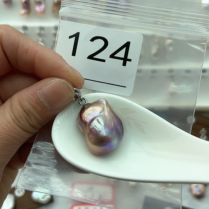 淡水珍珠颈饰银S925镶嵌