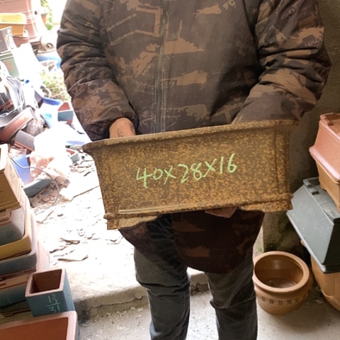 紫砂花盆手工制作