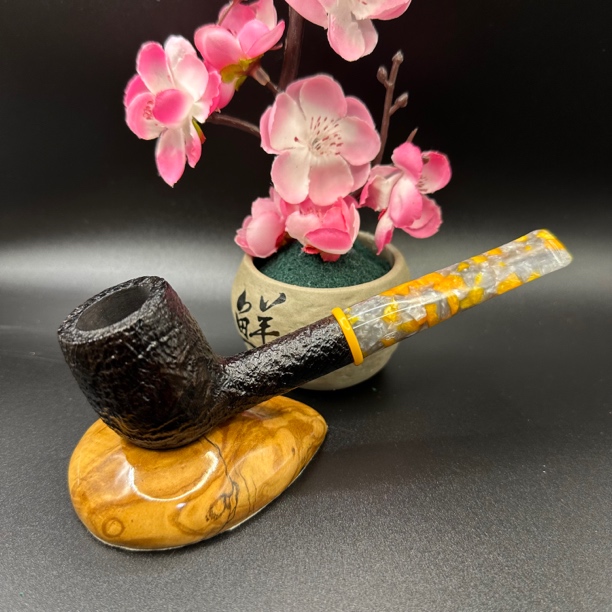 c，c直杆撞球彩嘴石楠木烟斗