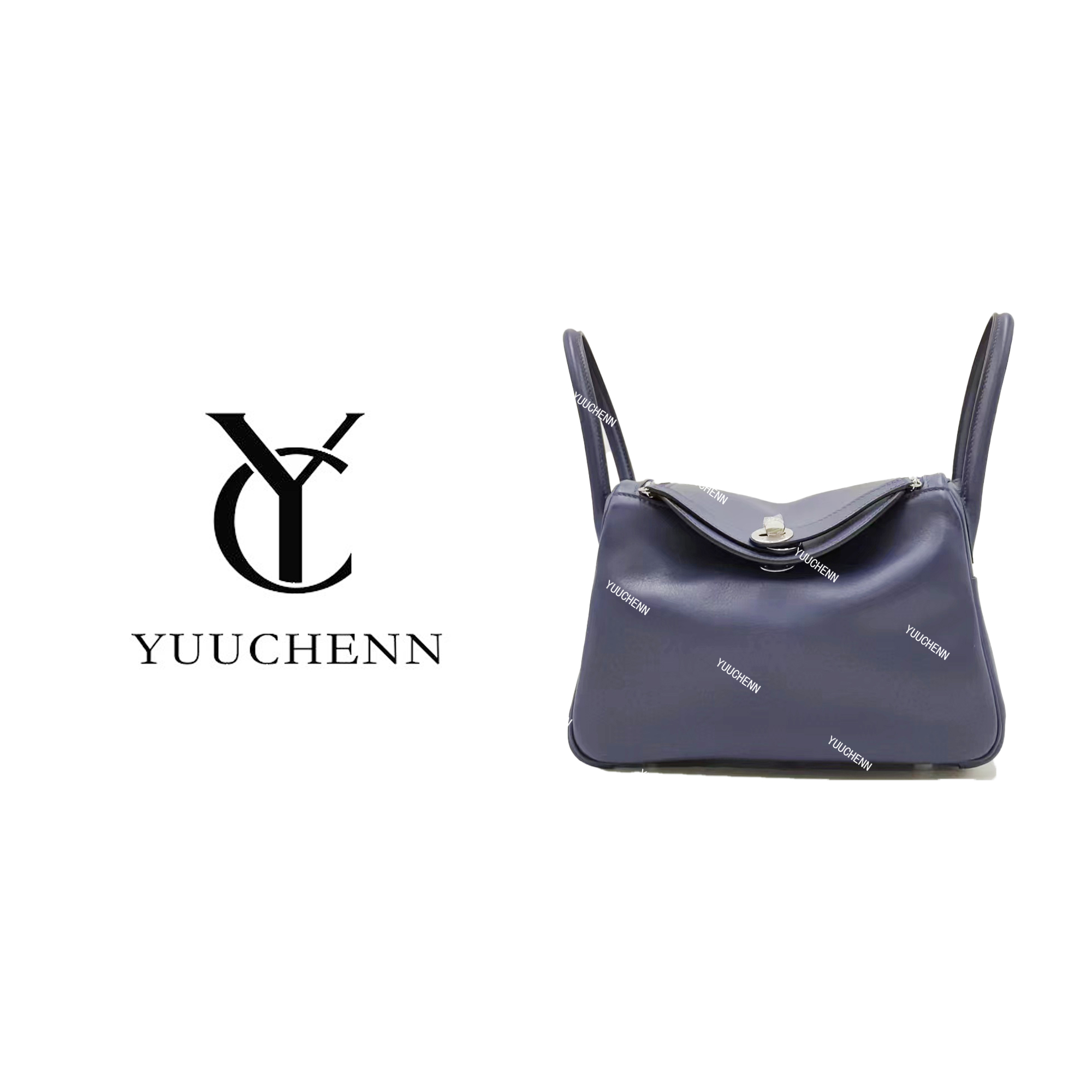 YUUCHENN【手工定制】26cm原创设计高定真皮包 HH2460