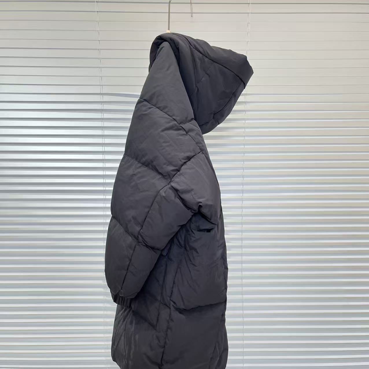 秋冬男童女童黑色长款羽绒服 1339热系