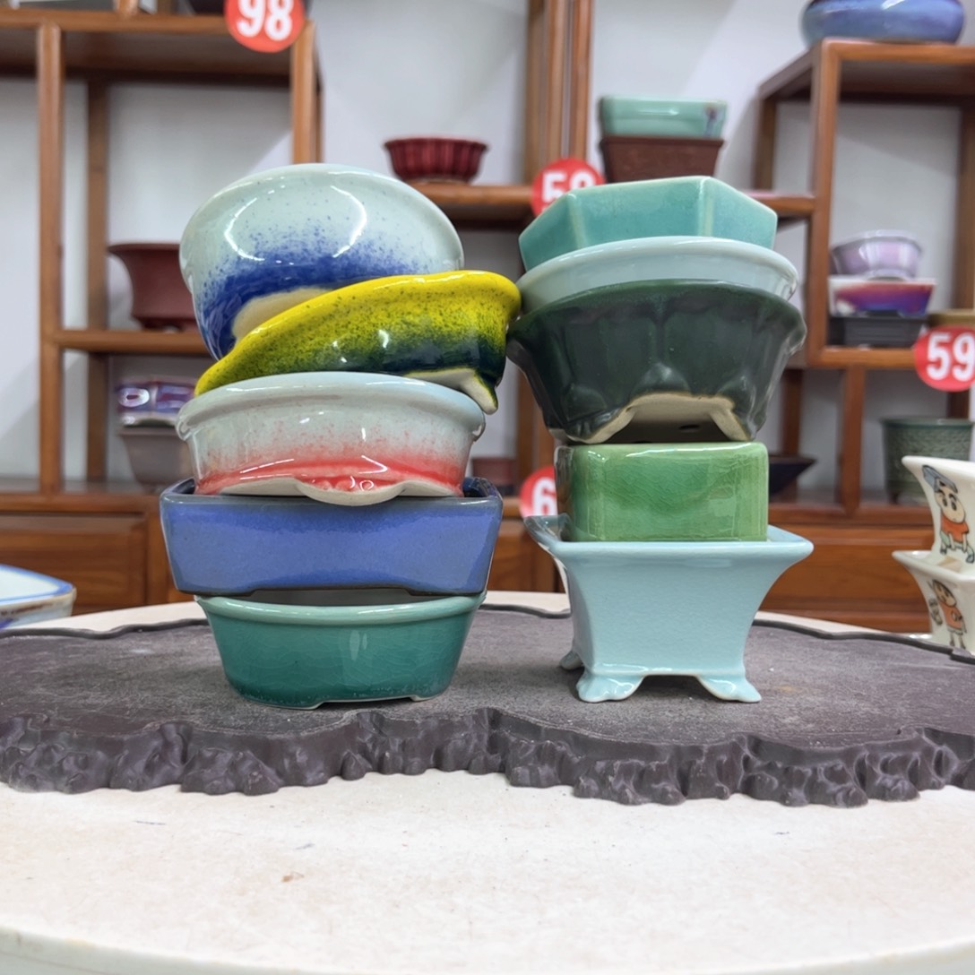 紫砂花盆瑕疵10。。。